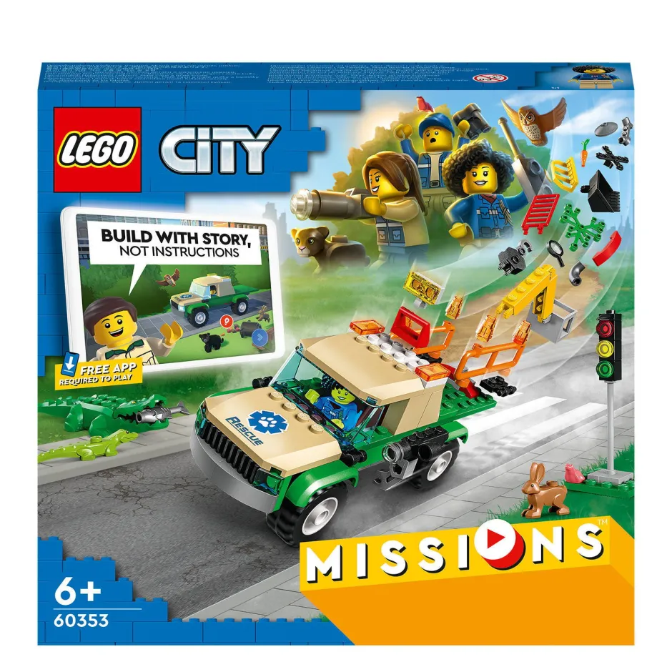 LEGO City Wilde Dieren Reddingsmissies 60353^ Lego