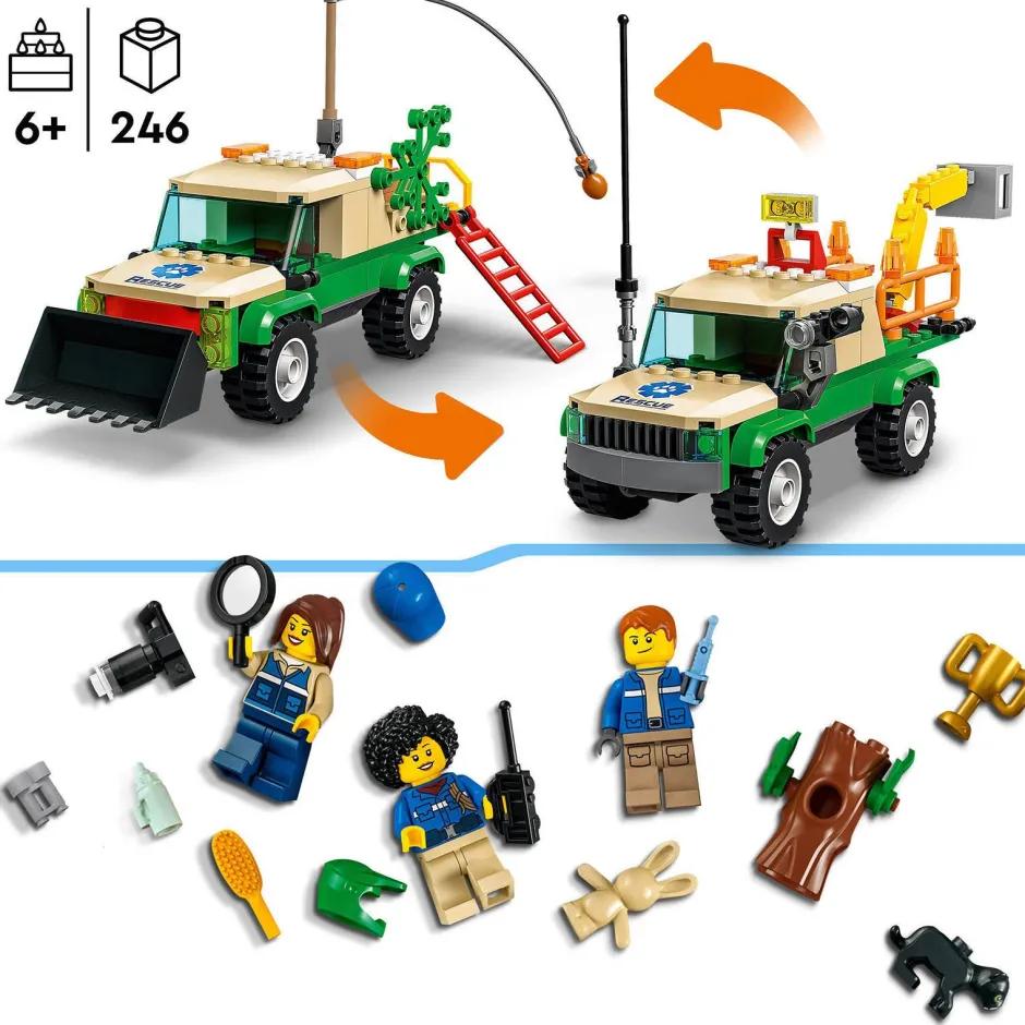 LEGO City Wilde Dieren Reddingsmissies 60353^ Lego