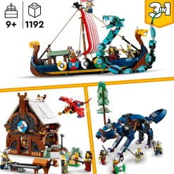 LEGO Creator Vikingschip En De Midgaardslang 31132^ Lego
