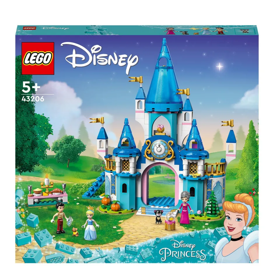 LEGO Disney Princess Het Kasteel Van Assepoester En De Knappe Prins 43206^ Lego