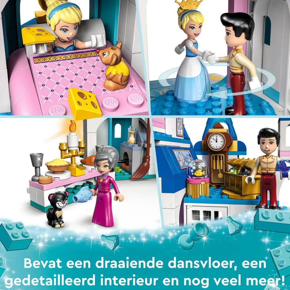 LEGO Disney Princess Het Kasteel Van Assepoester En De Knappe Prins 43206^ Lego