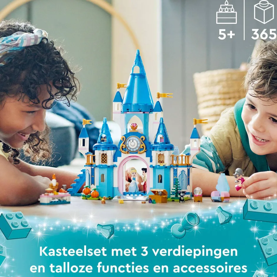 LEGO Disney Princess Het Kasteel Van Assepoester En De Knappe Prins 43206^ Lego