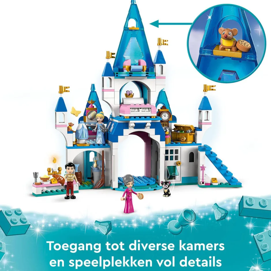 LEGO Disney Princess Het Kasteel Van Assepoester En De Knappe Prins 43206^ Lego