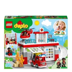 LEGO Duplo Brandweerkazerne & Helikopter 10970^ Peuterspeelgoed