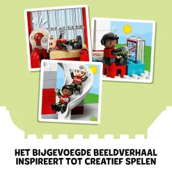 LEGO Duplo Brandweerkazerne & Helikopter 10970^ Peuterspeelgoed