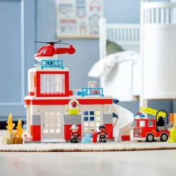 LEGO Duplo Brandweerkazerne & Helikopter 10970^ Peuterspeelgoed