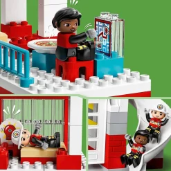 LEGO Duplo Brandweerkazerne & Helikopter 10970^ Peuterspeelgoed