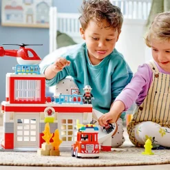 LEGO Duplo Brandweerkazerne & Helikopter 10970^ Peuterspeelgoed