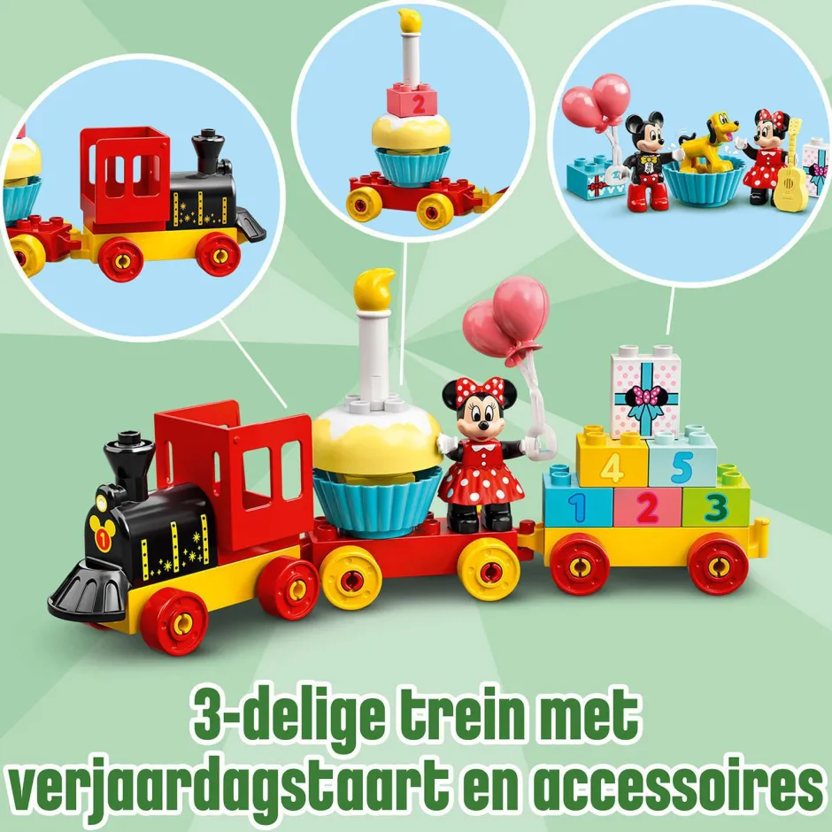 LEGO Duplo Mickey & Minnie Verjaardagstrein 10941^ Peuterspeelgoed