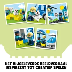 LEGO Duplo Politiebureau & Helikopter 10959^ Peuterspeelgoed