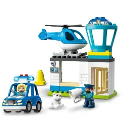LEGO Duplo Politiebureau & Helikopter 10959^ Peuterspeelgoed