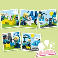 LEGO Duplo Politiebureau & Helikopter 10959^ Peuterspeelgoed