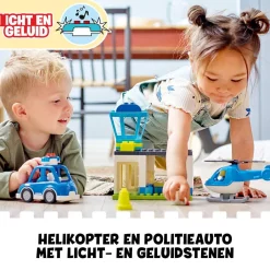 LEGO Duplo Politiebureau & Helikopter 10959^ Peuterspeelgoed