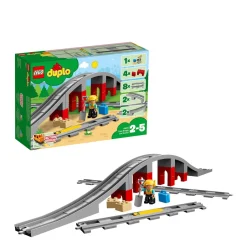LEGO Duplo Treinbrug En -Rails 10872^ Peuterspeelgoed