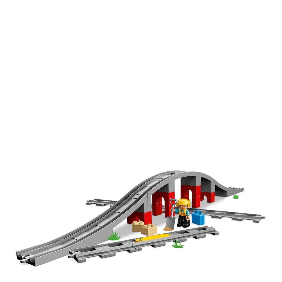 LEGO Duplo Treinbrug En -Rails 10872^ Peuterspeelgoed