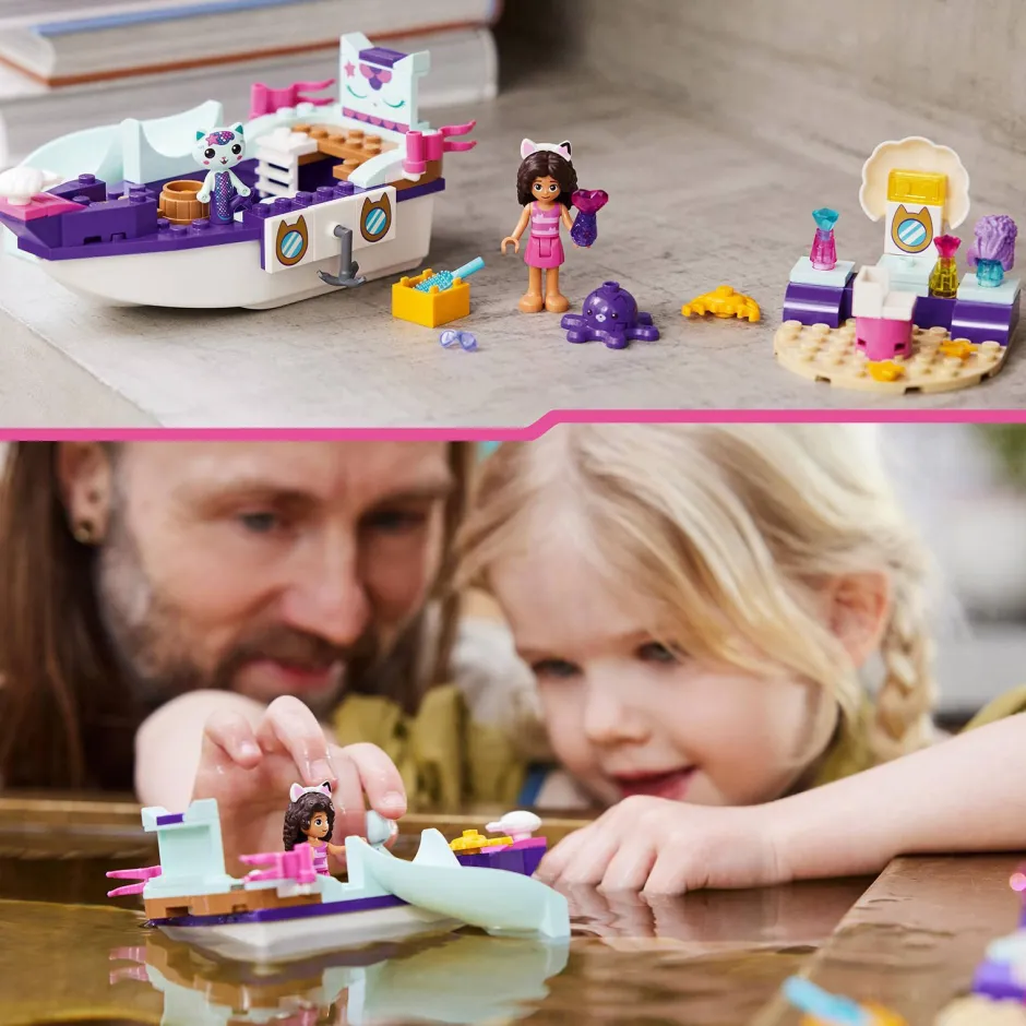 LEGO Gabby'S Dollhouse Vertroetelschip Van Gabby En Meerminkat 10786^ Bouwspeelgoed