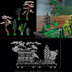 LEGO Icons Rustgevende Tuin 10315^ Bouwspeelgoed