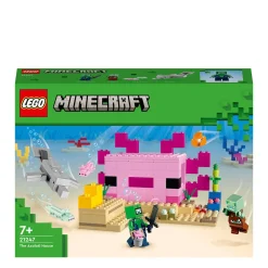 LEGO Minecraft Het Axolotlhuis 21247^ Bouwspeelgoed
