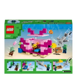 LEGO Minecraft Het Axolotlhuis 21247^ Bouwspeelgoed