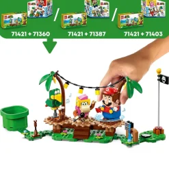 LEGO Super Mario Uitbreidingsset: Dixie Kongs Jungleshow 71421^ Bouwspeelgoed