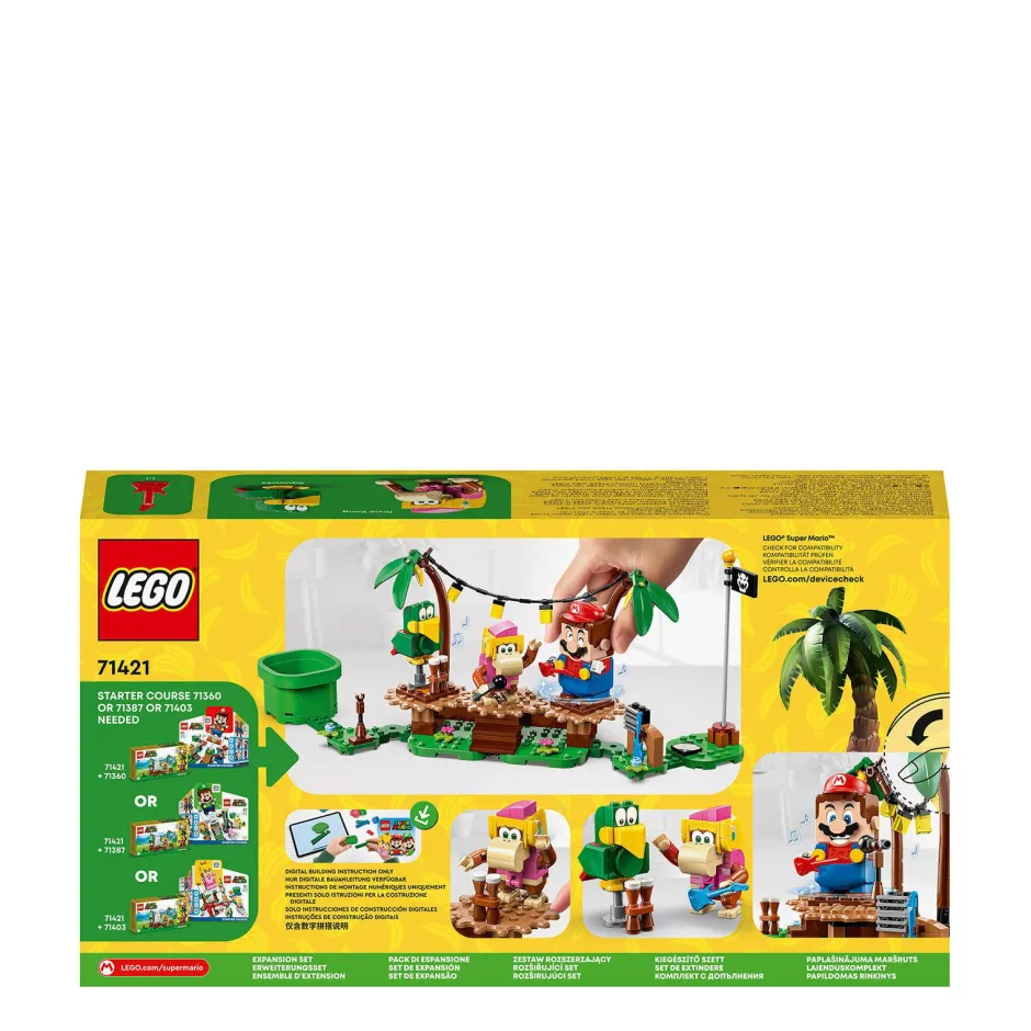 LEGO Super Mario Uitbreidingsset: Dixie Kongs Jungleshow 71421^ Bouwspeelgoed