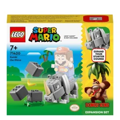 LEGO Super Mario Uitbreidingsset: Rambi De Neushoorn 71425^ Bouwspeelgoed