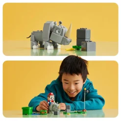 LEGO Super Mario Uitbreidingsset: Rambi De Neushoorn 71425^ Bouwspeelgoed