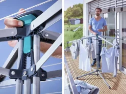 Leifheit Droogmolen Lino Pop-Up Incl. Beschermhoes - 14 M Outlet