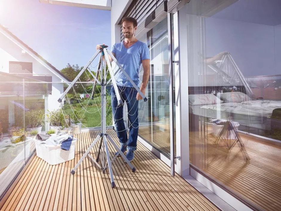 Leifheit Droogmolen Lino Pop-Up Incl. Beschermhoes - 14 M Outlet