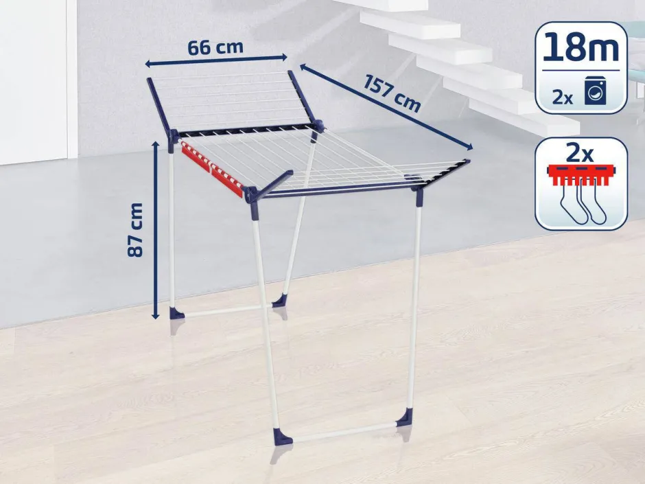 Leifheit Droogrek Pegasus 180 Solid - 18 M Drooglengte