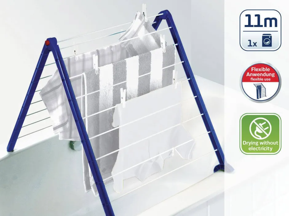 Leifheit Droogrek Pegasus 110 Bad - 11M Drooglengte New