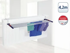 Leifheit Hangend Droogrek Quartett 42 Uitschuifbaar Aluminium - 4,2 M Drooglengte Discount