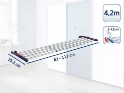 Leifheit Wanddroogrek Telegant 81 Protect Plus - 8,1 M Drooglengte Online