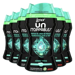 Lenor Unstoppables Fris - Geurparels - 6 X 154 Gram Outlet