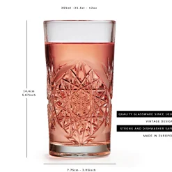 Libbey Longdrinkglas Hobstar (470 Ml) (O8,5 Cm) (Set Van 6) Sale