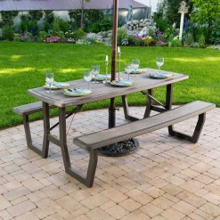 Lifetime Rough-Cut Opklapbare Picknicktafel^ Tuintafels