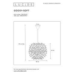 Lucide Hanglamp Goosy Soft Best