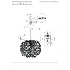 Lucide Hanglamp Goosy Soft Best