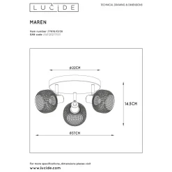 Lucide Plafondlamp Maren Online