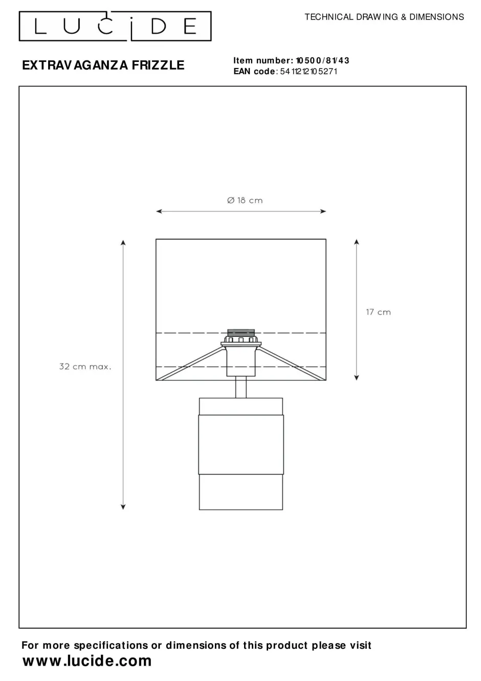 Lucide Tafellamp Extravaganza Frizzle New