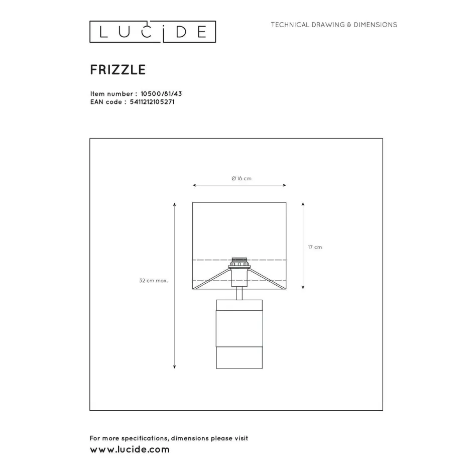 Lucide Tafellamp Extravaganza Frizzle New