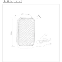 Lucide Tafellamp Mesh New
