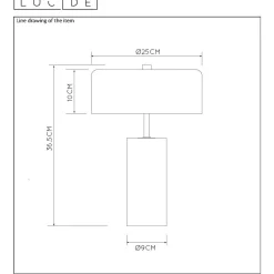 Lucide Tafellamp Mirasol Outlet