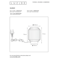 Lucide Tafellamp Sueno Clearance