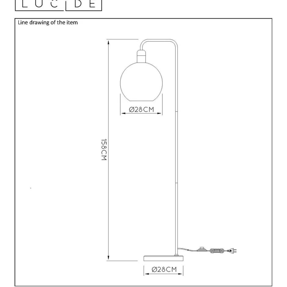Lucide Vloerlamp Julius Clearance