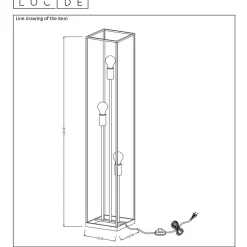 Lucide Vloerlamp Ruben Hot