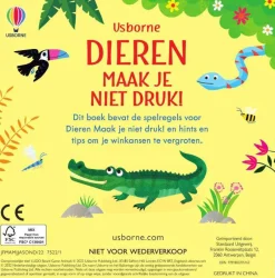 wehkamp Maak Je Niet Druk! Bordspel Dieren^ Kinderboeken