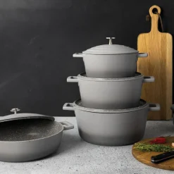 MasterClass Gietaluminium Braadpan (O24 Cm) (4L) (Lichtgewicht) Hot