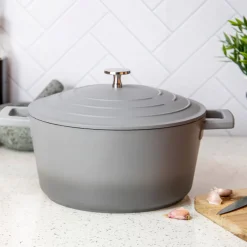 MasterClass Gietaluminium Braadpan (O24 Cm) (4L) (Lichtgewicht) Hot