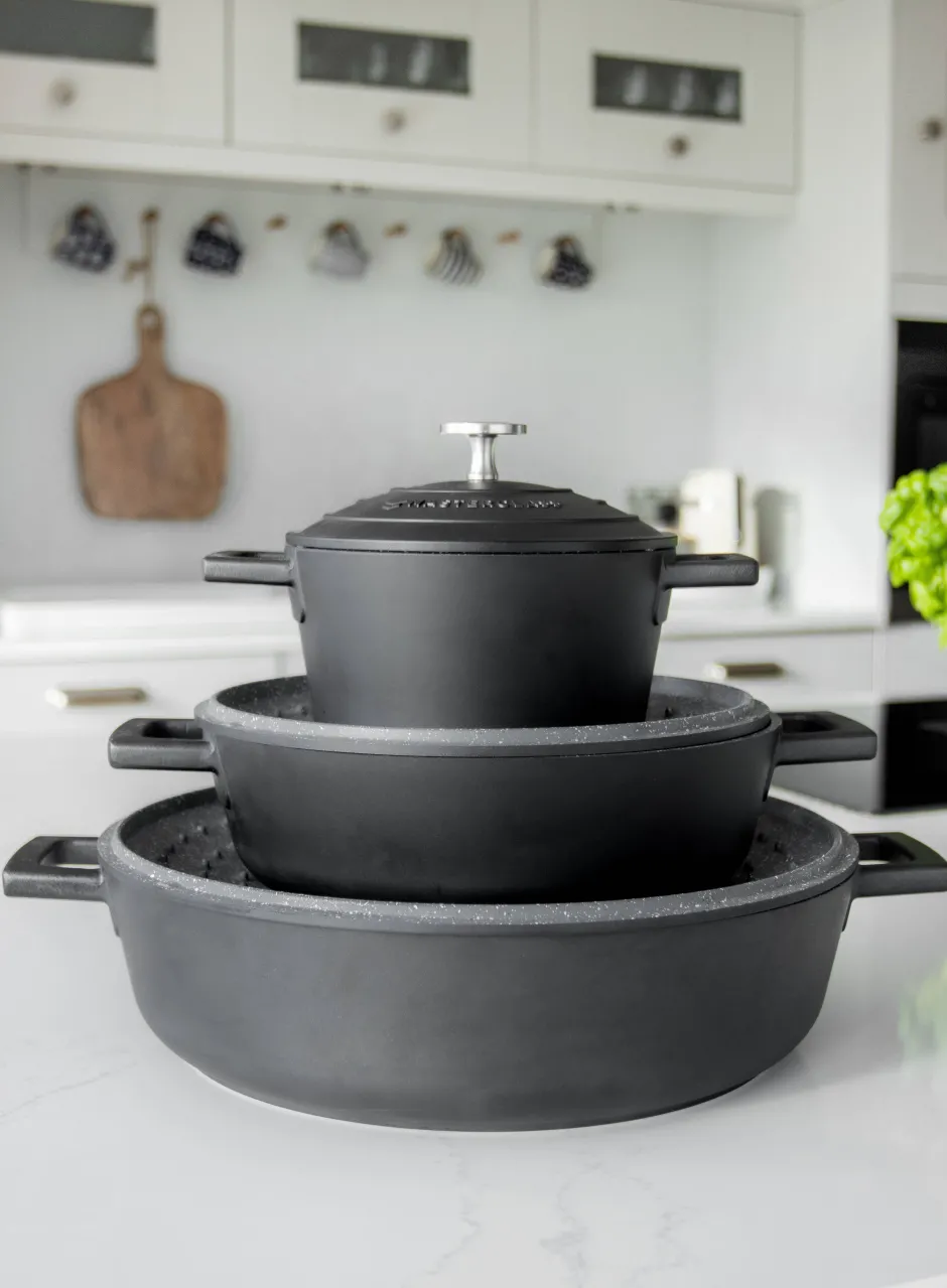 MasterClass Gietaluminium Braadpan (O16 Cm) (1,4L) (Lichtgewicht) Best